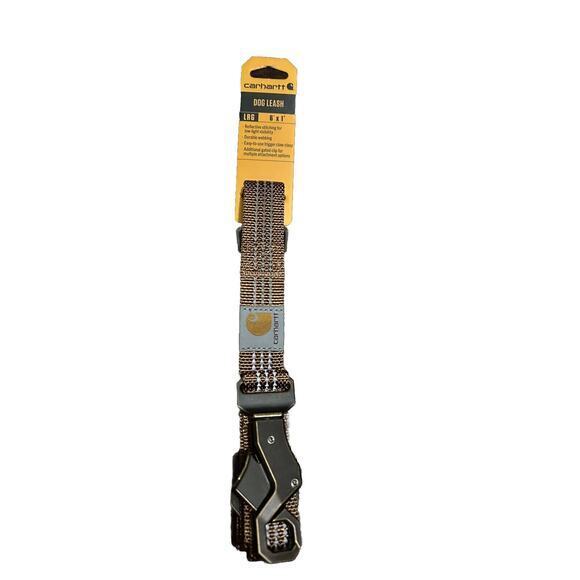 Carhartt Dog Leash, Reflective Stitching Brown 6-ft, Large / NEW Classic - Picture 2 of 4